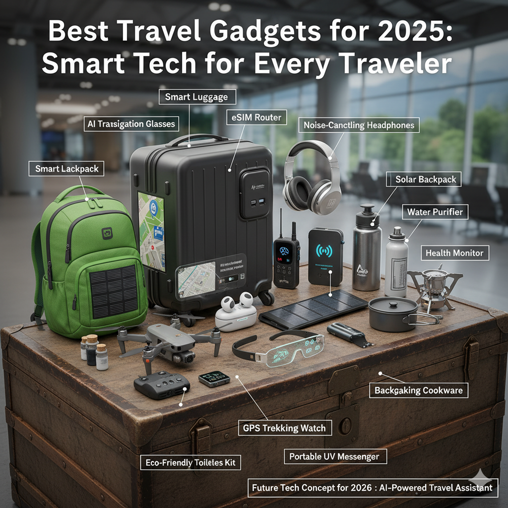 best travel gadgets 2025 bagpack