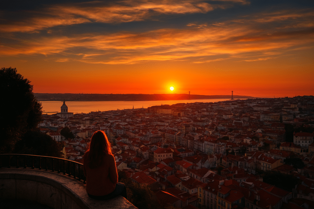 A-breathtaking-view-of-Lisbon-at-sunset-from-Miradouro-da-Nossa-Senhora-do-Monte-one-of-the-city’s-hidden-gems