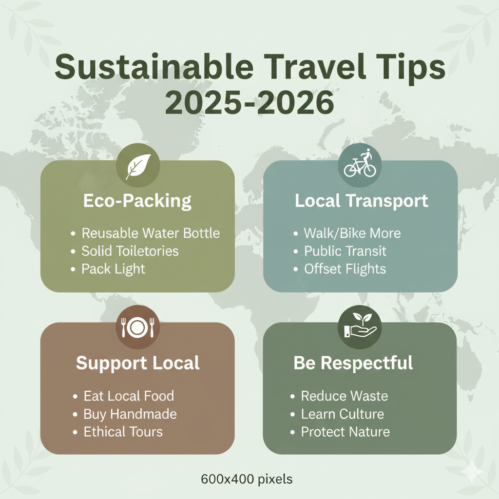 sustainable travel tips 2025