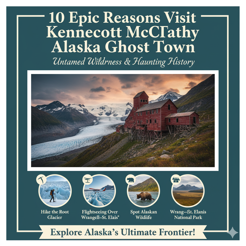 10 Epic Reasons Visit Kennecott McCarthy Alaska Ghost Town