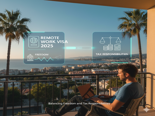 Remote Work Visa 2025 tax implications for digital nomads