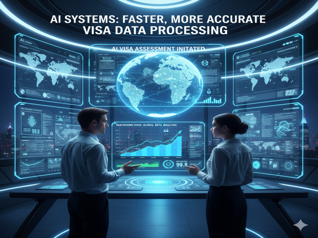 visa application AI screening process digital review