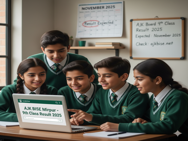 AJK Mirpur Board Result 2025 Date
