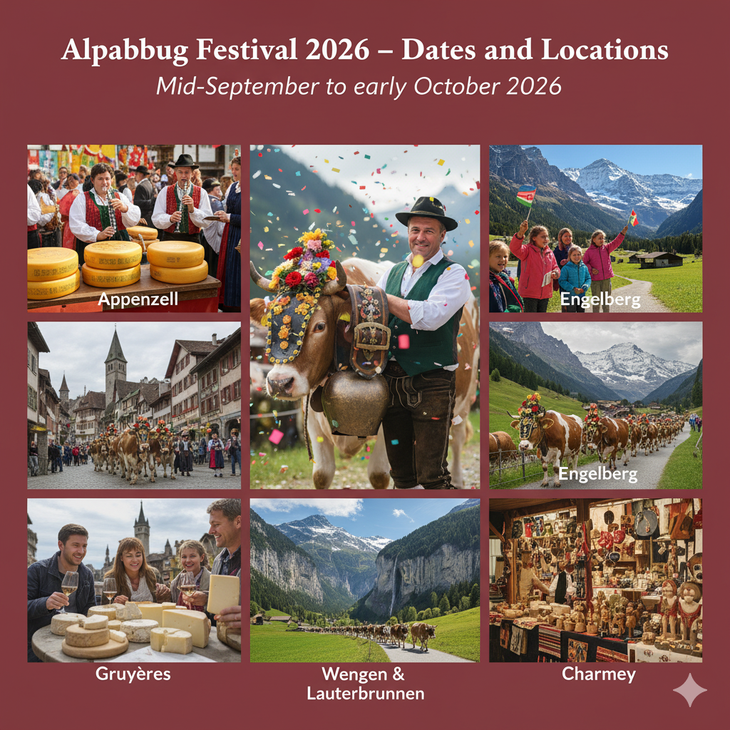 Alpabzug Festival 2026 – Dates and Locations