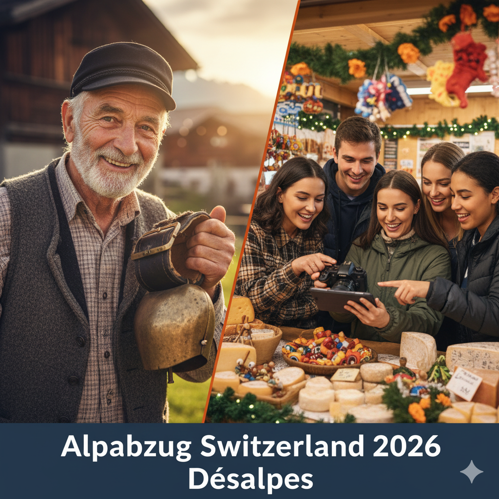 Alpabzug Switzerland 2026 Désalpes