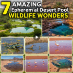 amazing ephemeral desert pool wildlife collage seasonal desert pools with birds and frogs after rain