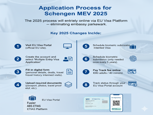 Application Process for Schengen MEV 2025