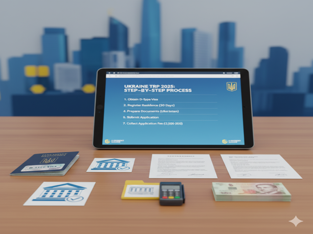 Application process for Ukraine Temporary Residence Permit 2025