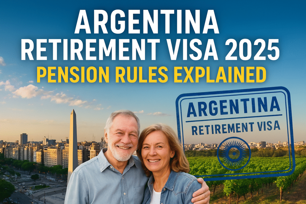 Argentina Retirement Visa 2025 pension requirements