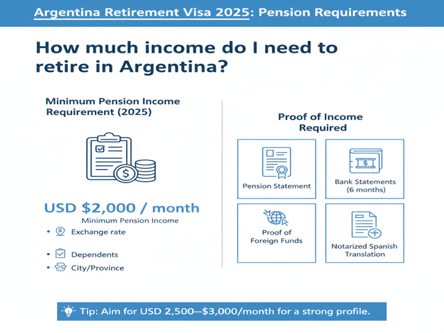 Argentina Retirement Visa 2025 Pension Requirements