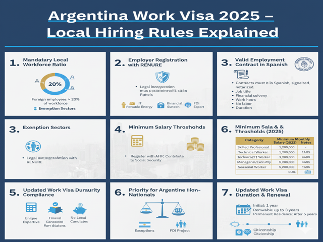 Argentina Work Visa 2025 Key Local Hiring Requirements