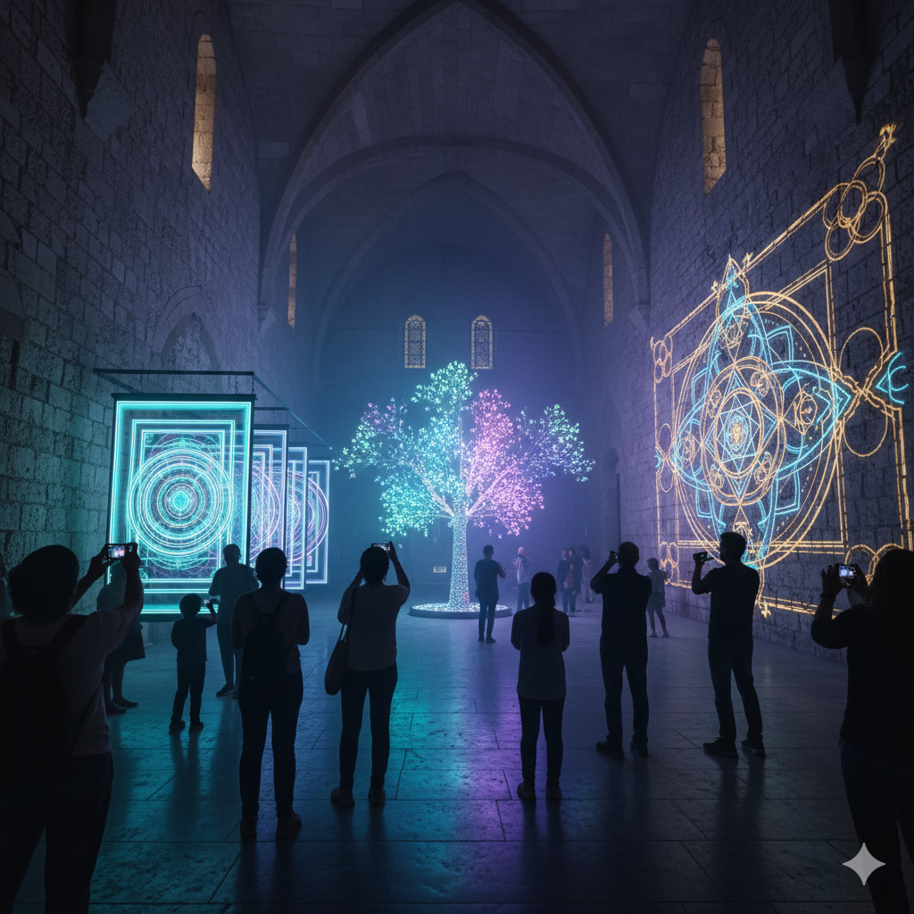Art Exhibition at Jerusalem Light Festival 2026 in Israel