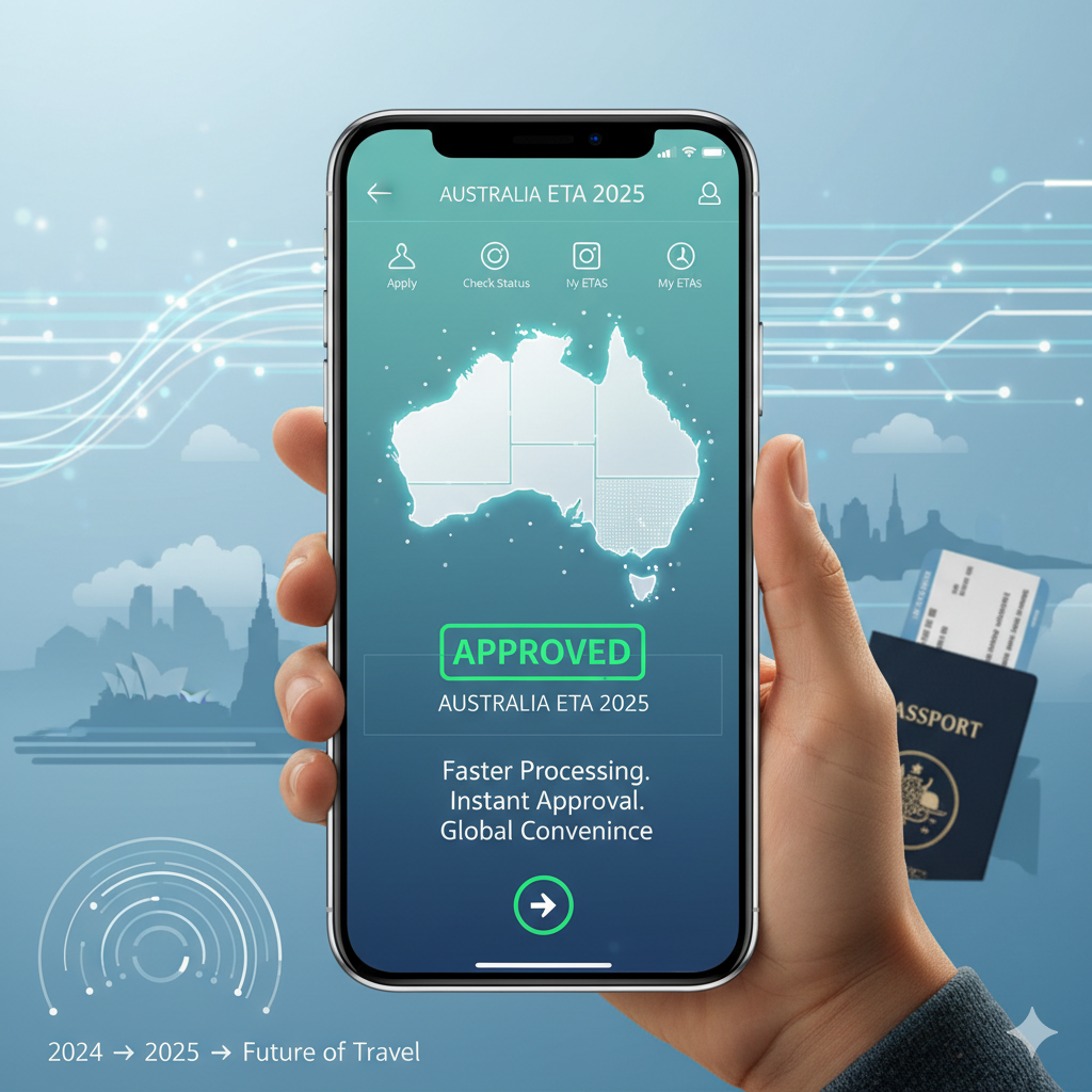 Australia ETA 2025 new mobile app faster processing digital convenience