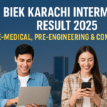 BIEK Karachi Intermediate Result 2025 Pre-Medical Pre-Engineering Commerce