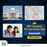 BISE Faisalabad 9th Class Result 2025 Announcement
