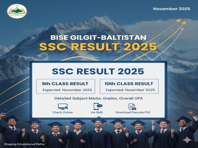 BISE Gilgit-Baltistan SSC Result 2025