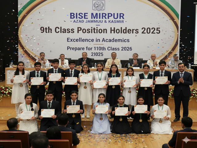 BISE Mirpur top position holders