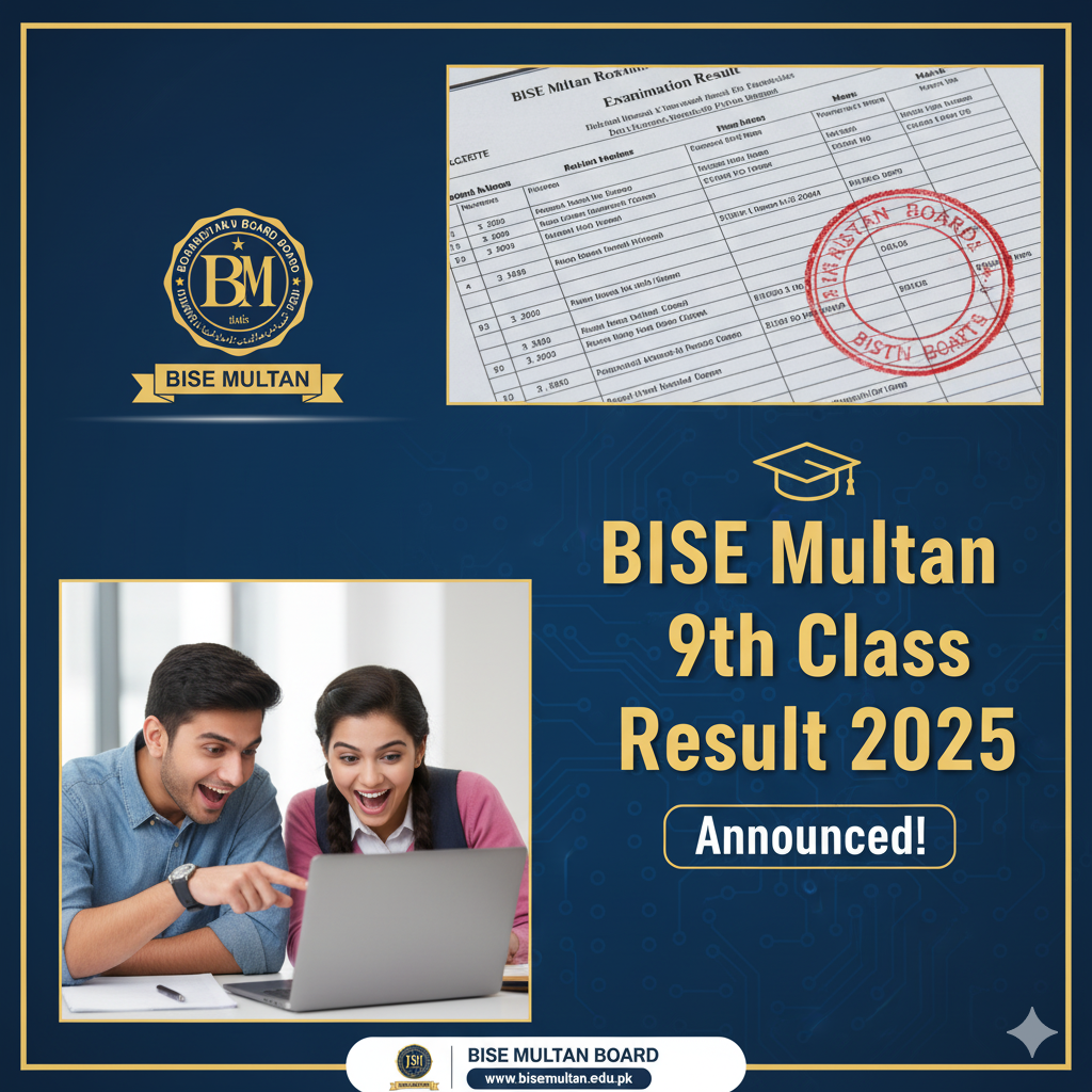 BISE Multan 9th Result 2025