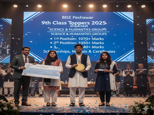 BISE Peshawar Toppers for 2025