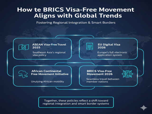 BRICS Visa-Free Movement Aligns with Global Trends