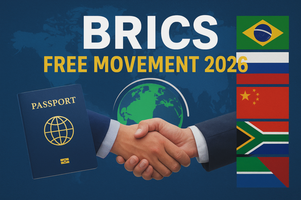 BRICS Visa-Free Movement 2026 visa-free agreement progress