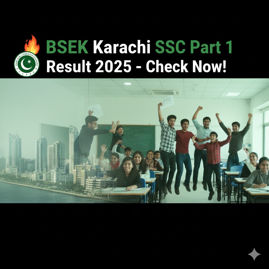 BSEK Karachi SSC Part 1 Result 2025 – Check Now