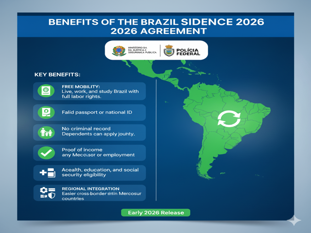 Benefits of the Brazil Mercosur Residence 2026