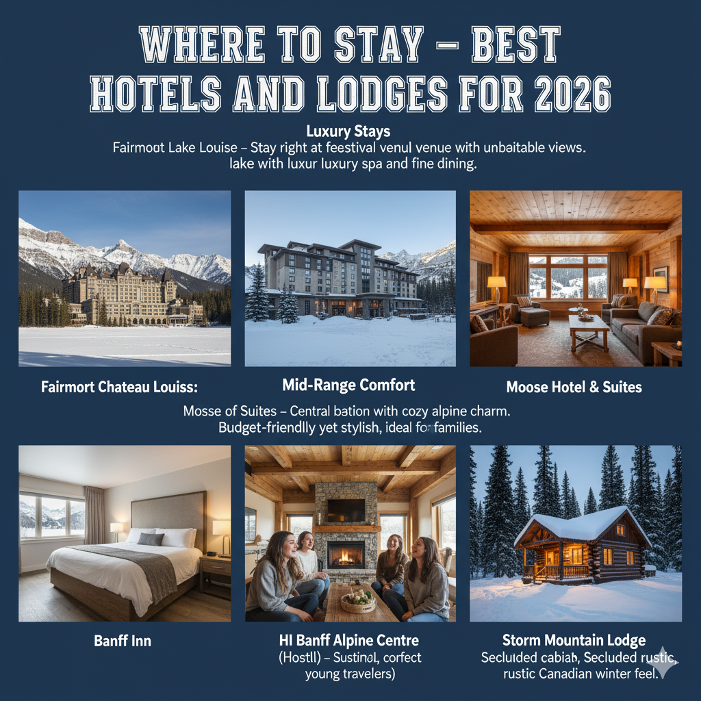 Best Hotels and Lodges for Ice Magic Festival 2026