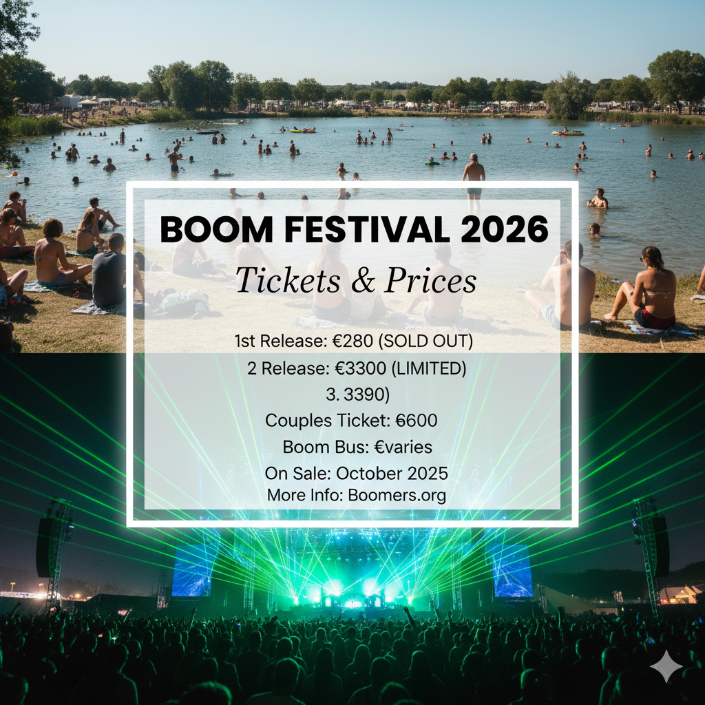 Boom Festival 2026 Tickets and Prices