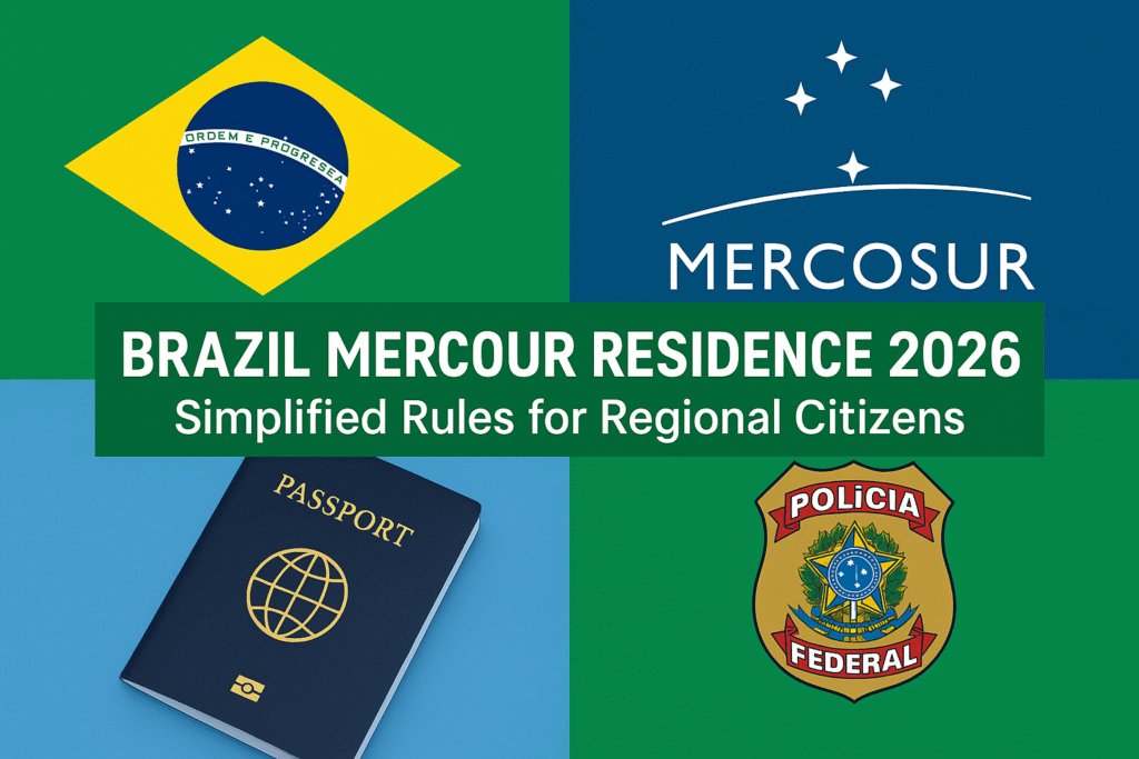 Brazil Mercosur Residence 2026 Agreement Updates
