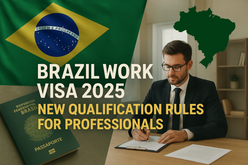 Brazil work visa 2025 professional qualification and process guide