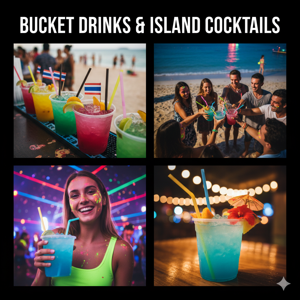 Bucket Drinks & Island Cocktails