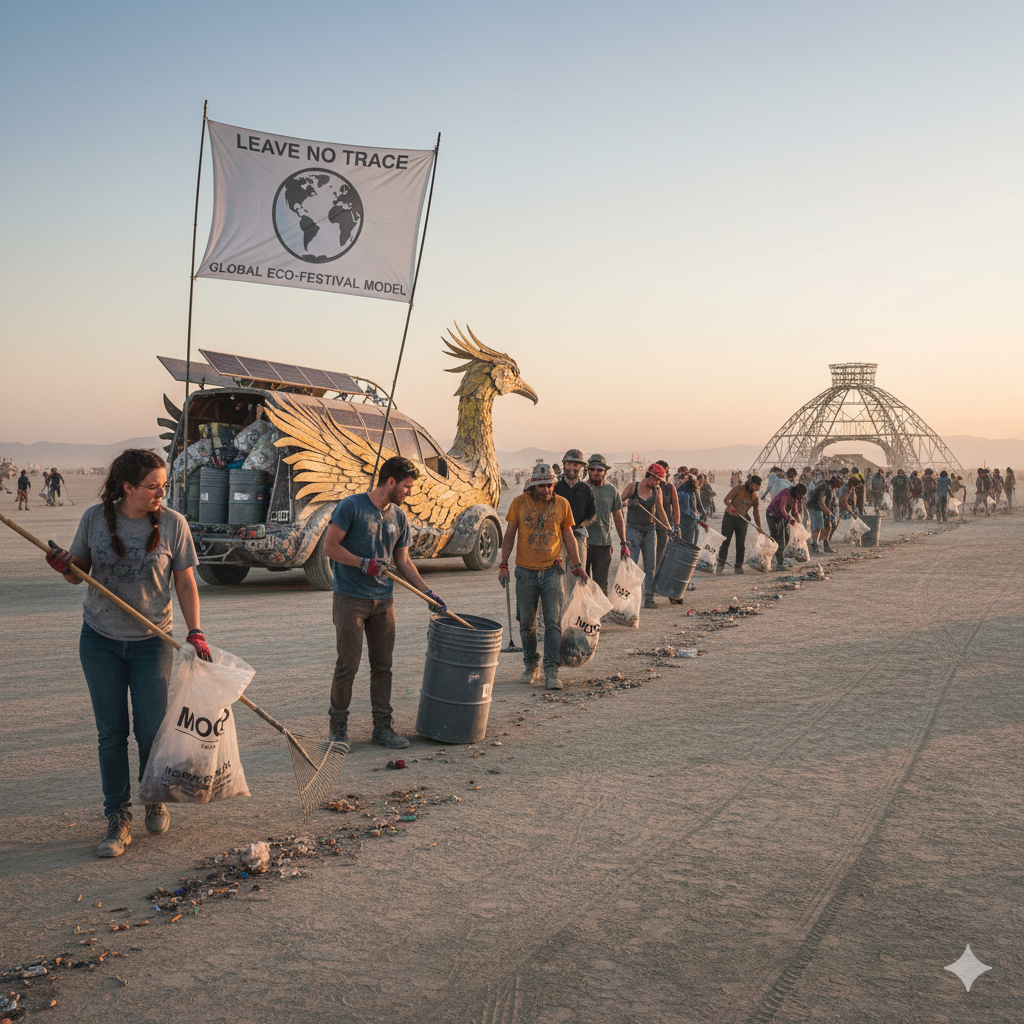 Burning Man Leave No Trace