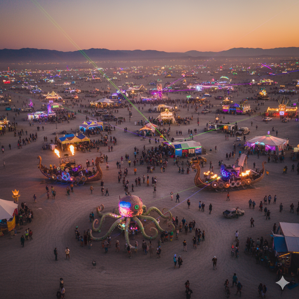Burning Man multi-genre soundscape