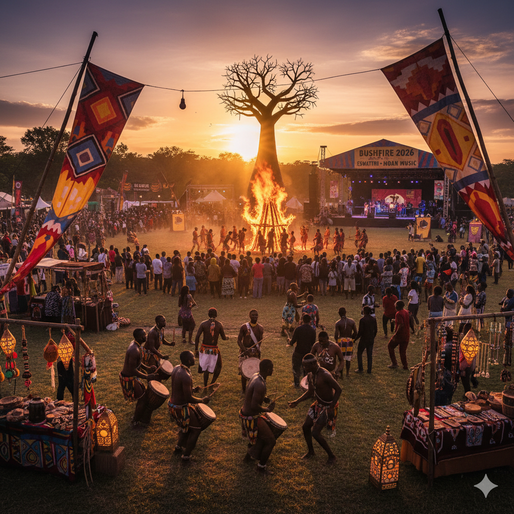 Bushfire Festival 2026 in Eswatini music festival