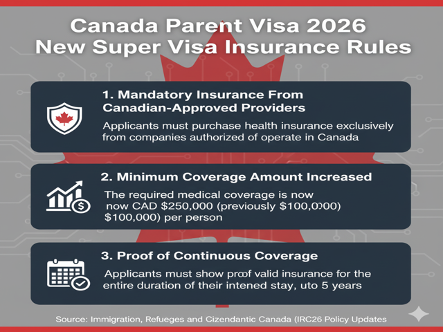 Canada Parent Visa 2026 New Super Visa Insurance Rules