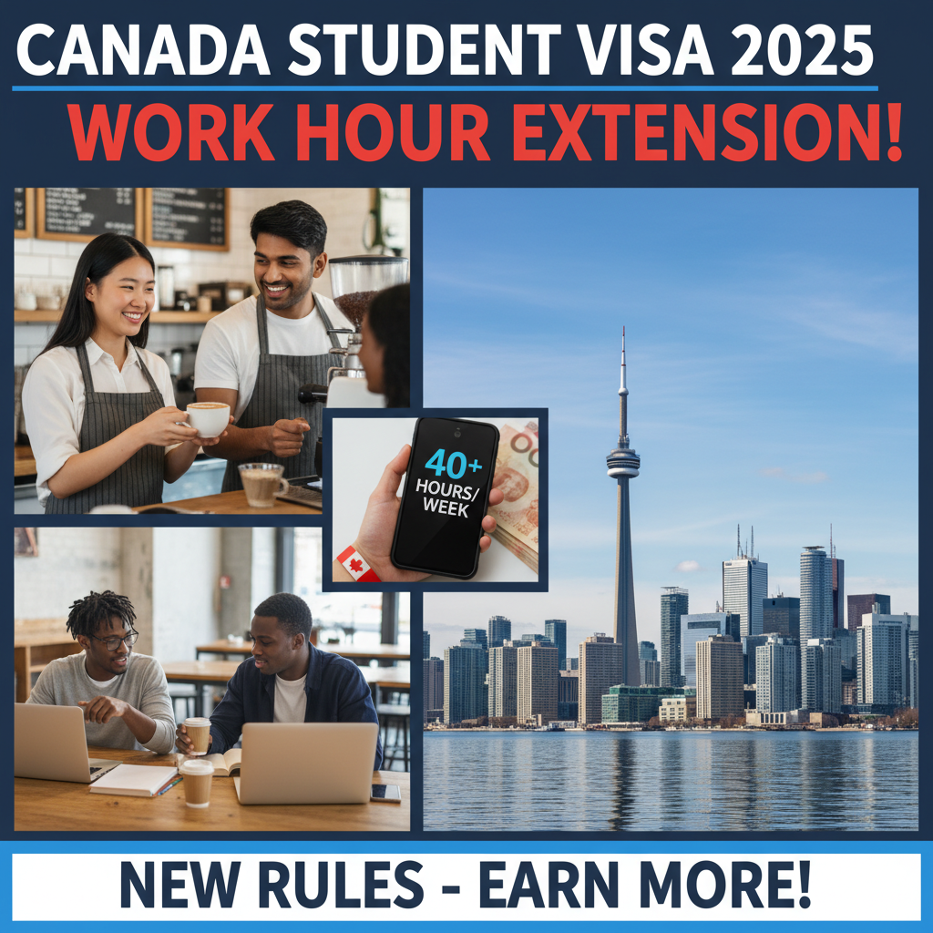 Canada Student Visa 2025 work hour extension