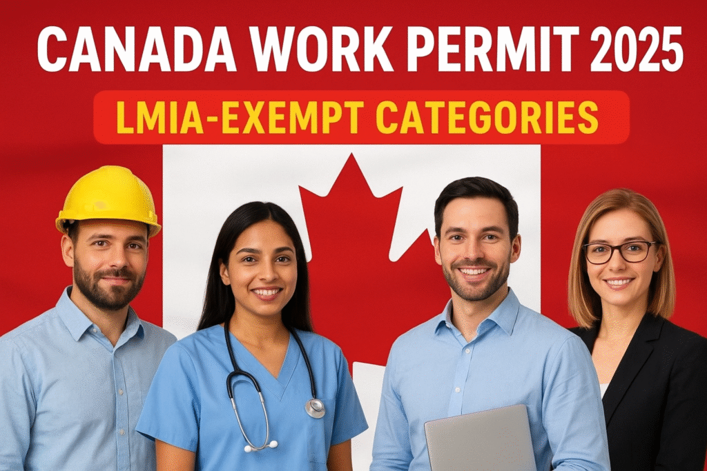 Canada Work Permit 2025 - Explore LMIA-Exempt Career Paths