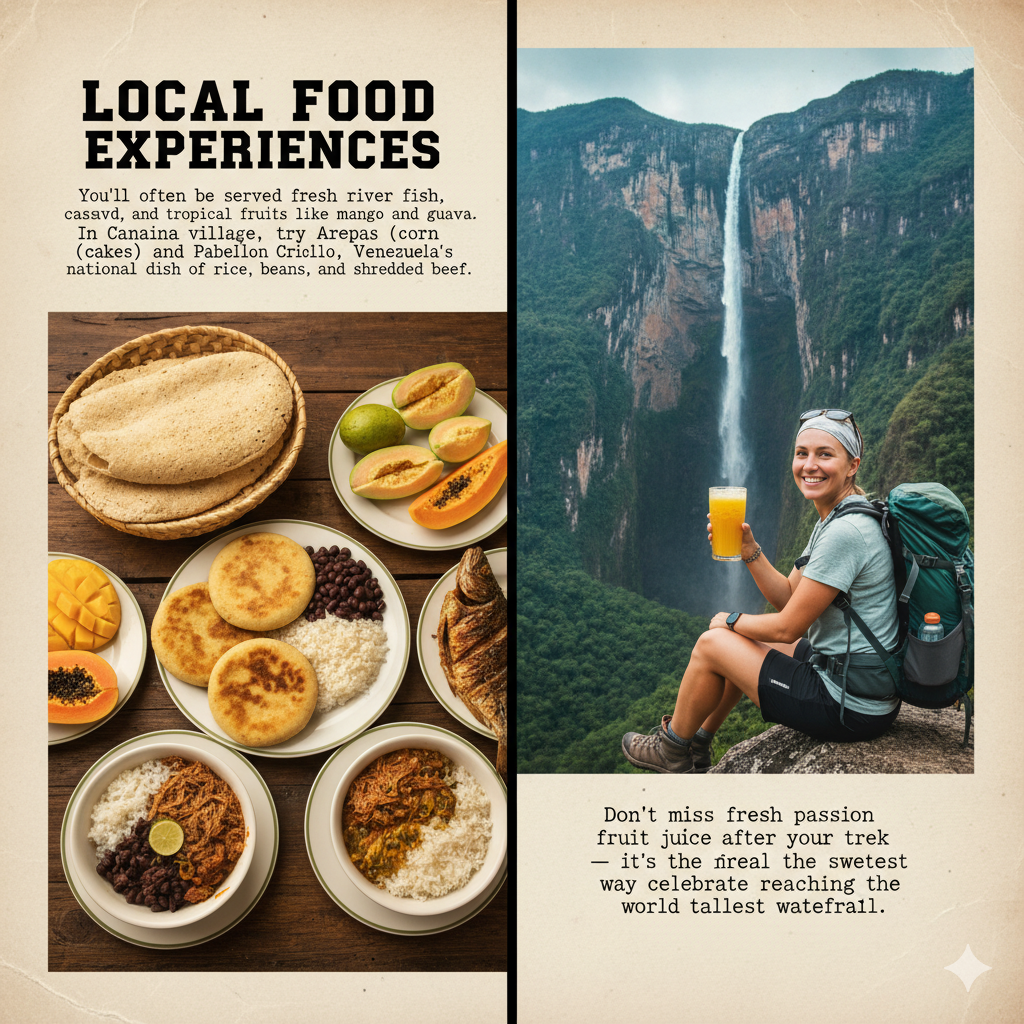 Canaima village Local Food Experiences