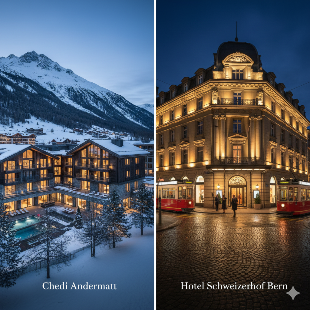 Chedi Andermatt, Hotel Schweizerhof Bern