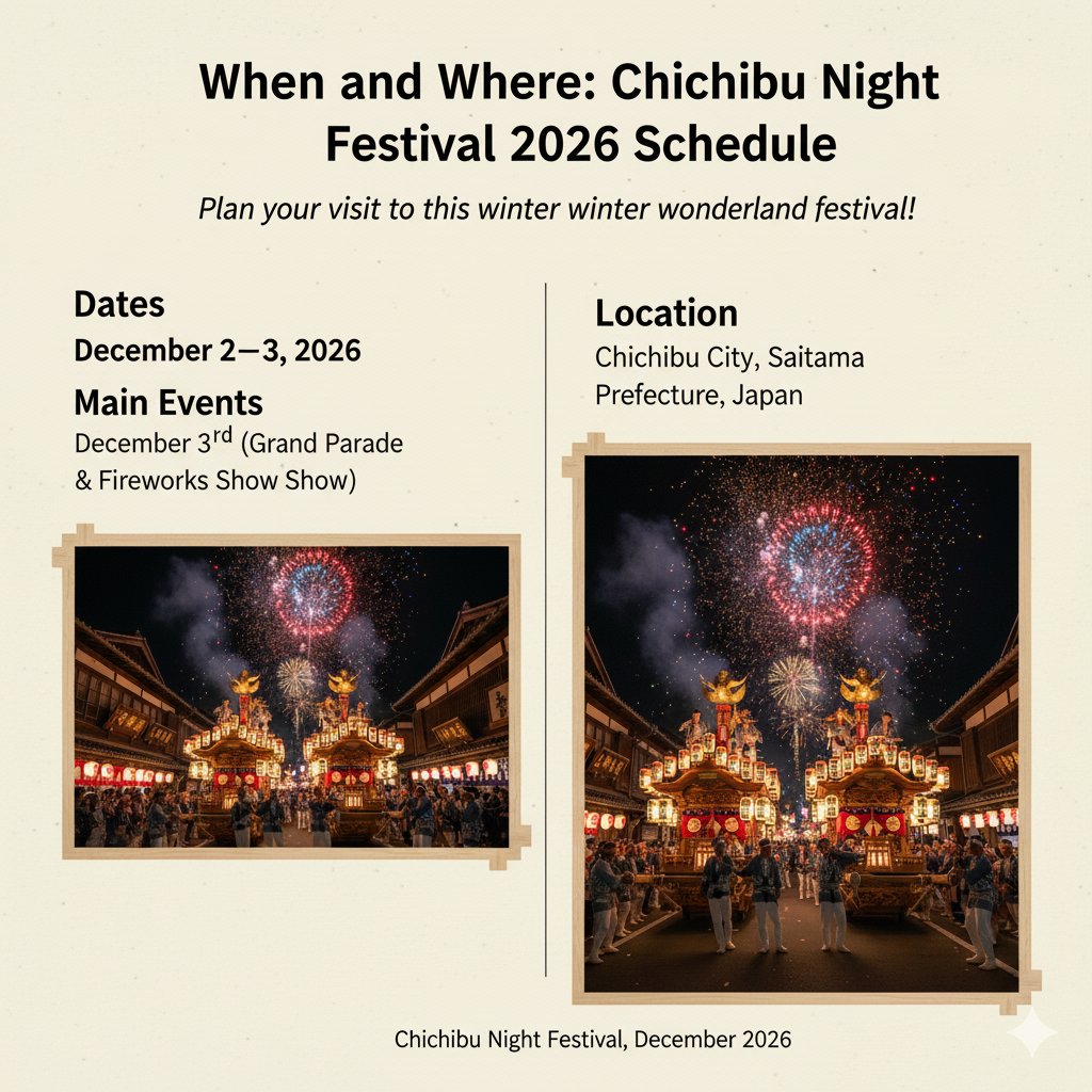 Chichibu Night Festival 2026 Schedule