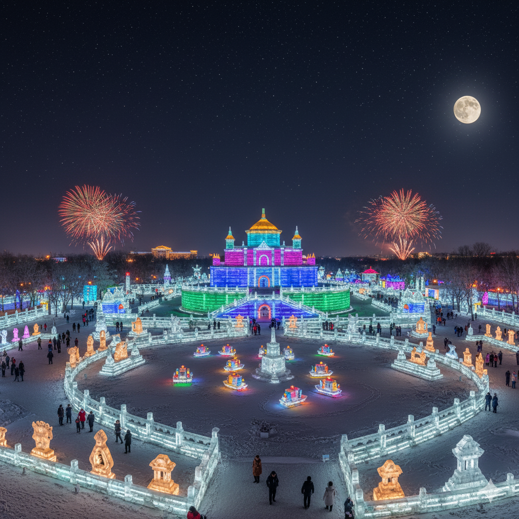 China Travel Guide 2026 - Zhaolin Park Ice Lantern Fair