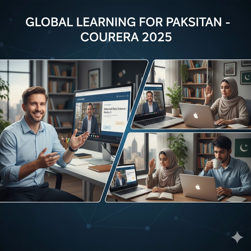 Coursera instructors teaching Pakistani students via online classes