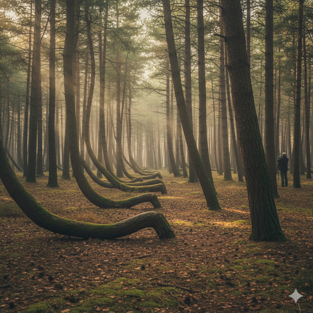 Crooked Forest in Poland