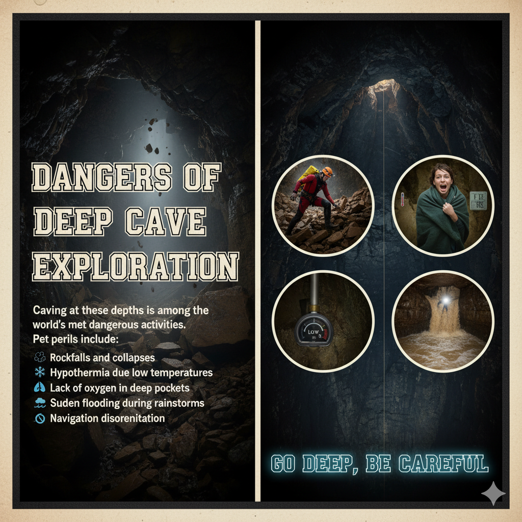 Dangers of Deep Cave Exploration 