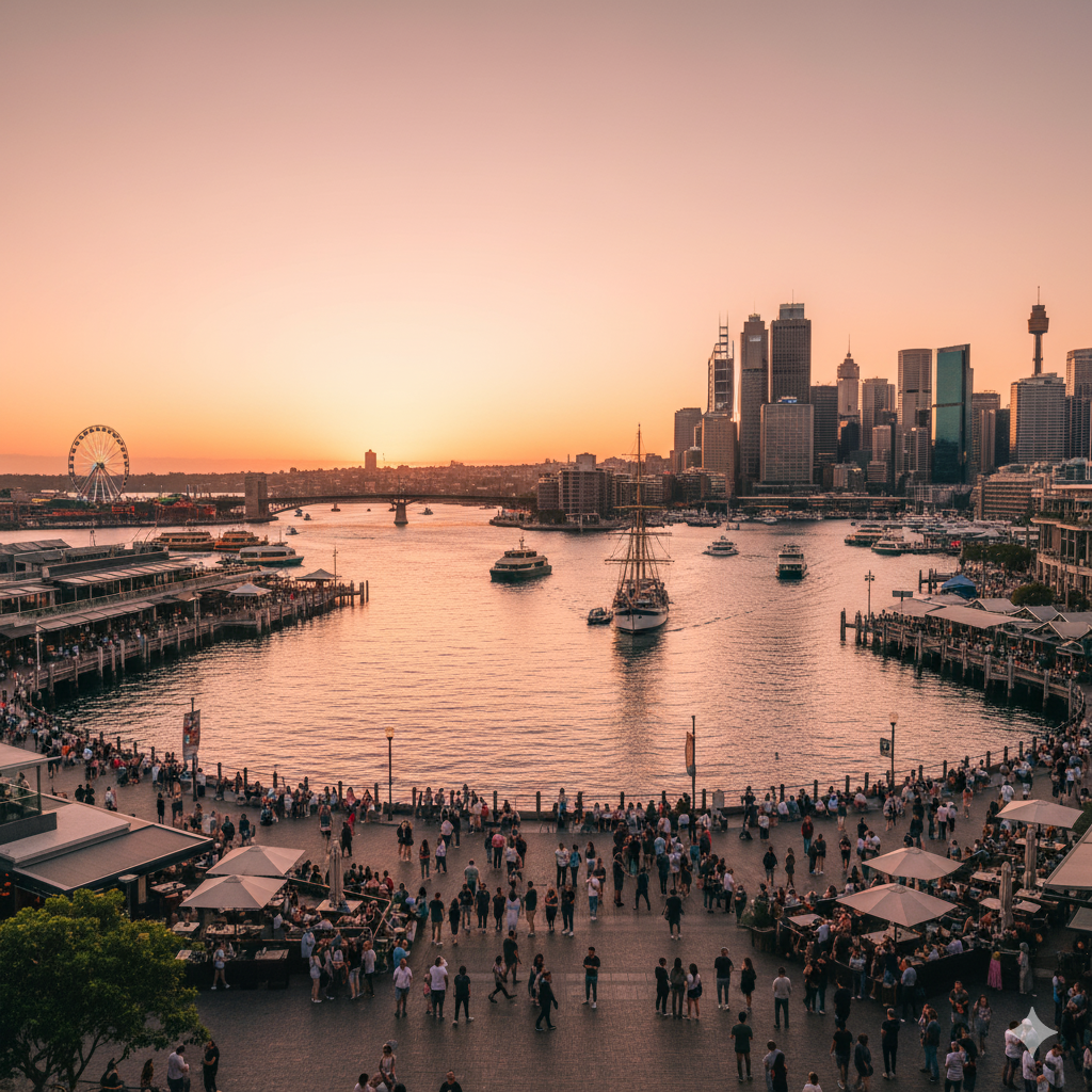 Darling Harbour - Sydney fireworks 2026