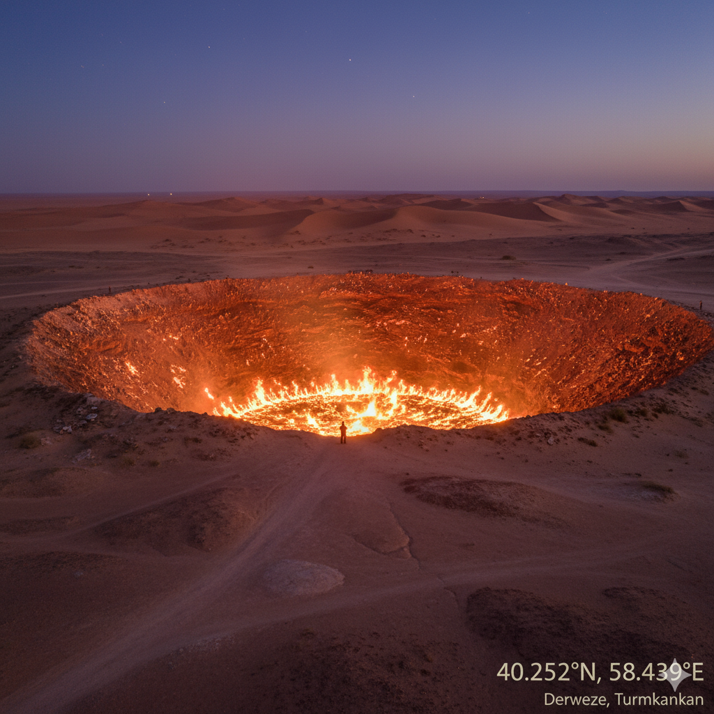 Darvaza Gas - Karakum Desert - Turkmenistan