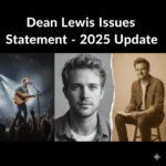 Dean Lewis in concert and media portrait collage