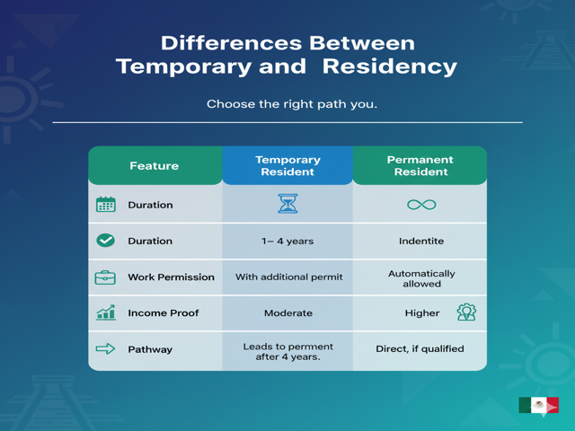 Differences Between Temporary and Permanent Residency