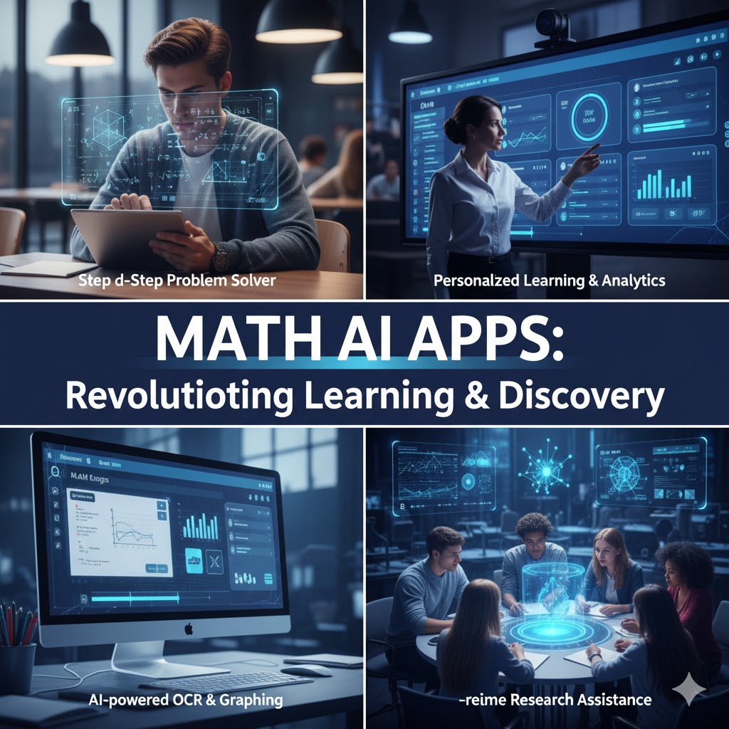 Discover the smartest AI-powered apps reshaping how students, educators, and professionals approach mathematics.